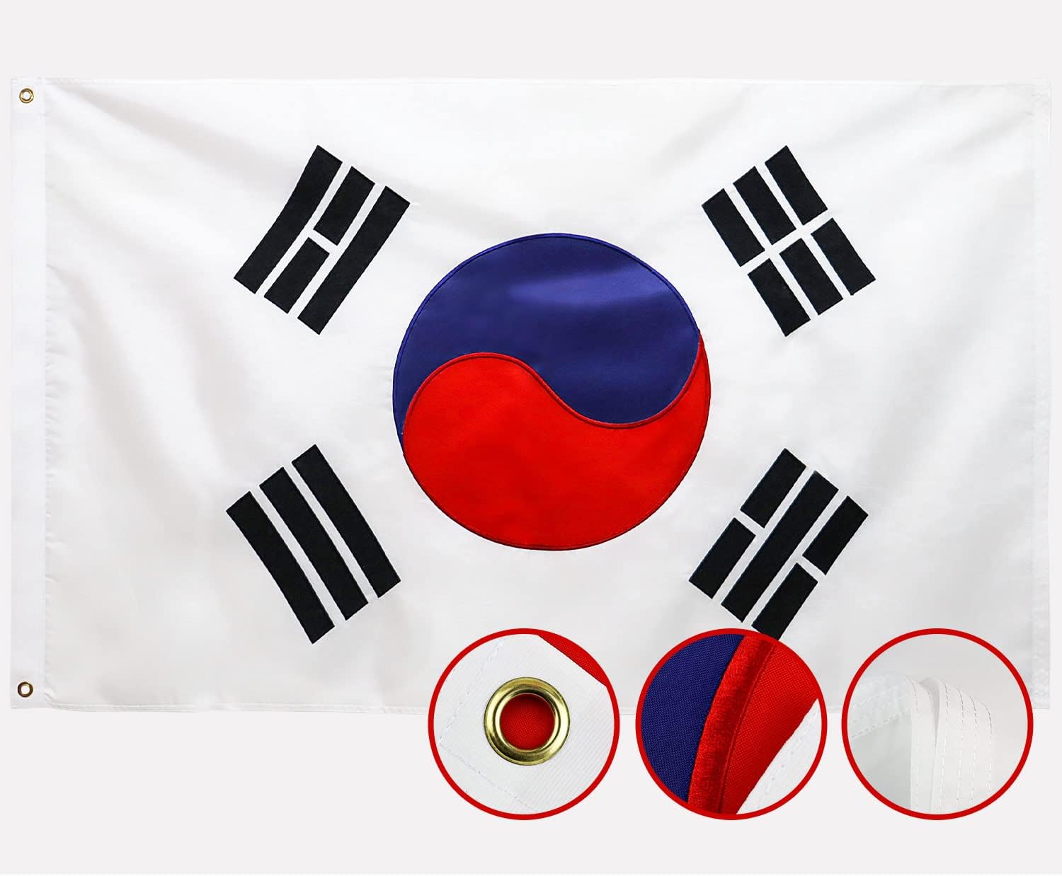 红山韩国国旗 3x5ft